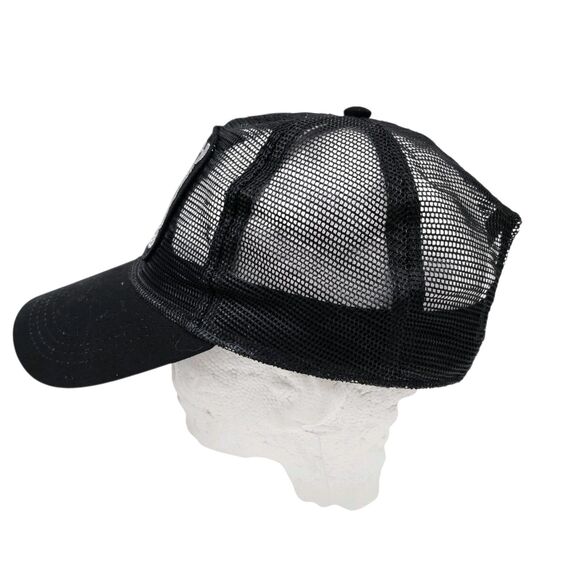 Jack Daniels Field Tester Trucker Hat Cap Black Mesh Snap Back Merkley Headgear - Picture 4 of 8